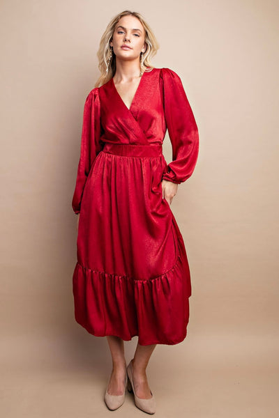 Festively Rouge Dress