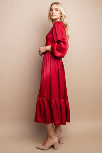 Festively Rouge Dress