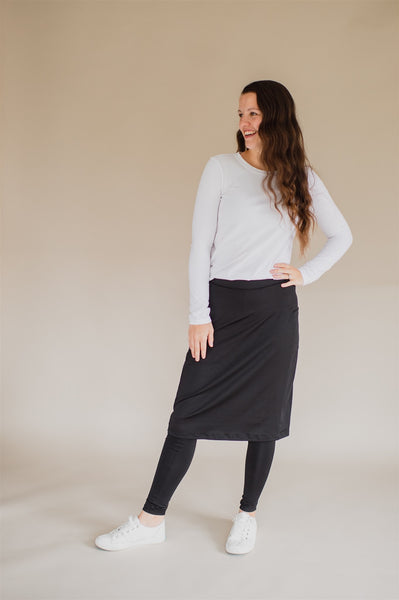 Tall Ankle Length Athletic Skirt - 29" inseam 26" Skirt