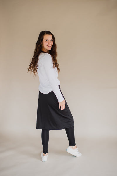 Ankle Length Athletic Skirt - 29" inseam 26" Skirt