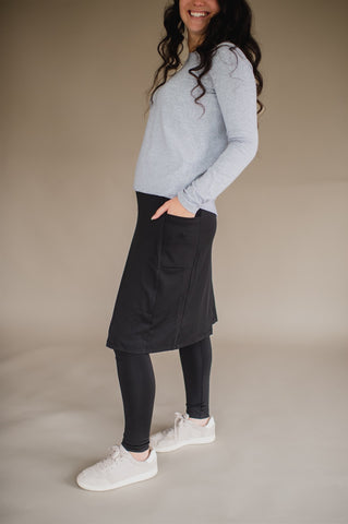 Standard Ankle Length Athletic Skirt - 27" inseam 24" Skirt