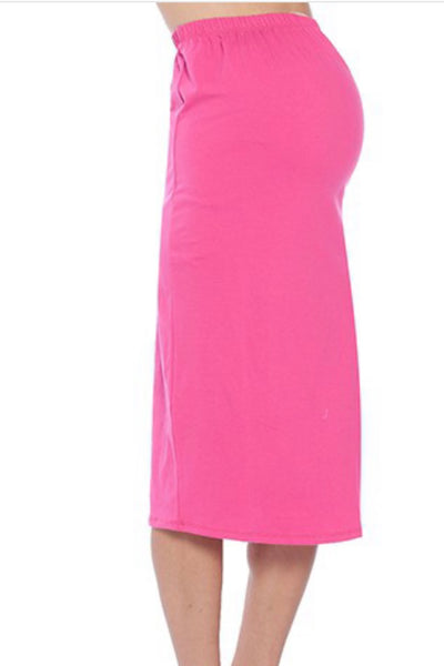 Hot Pink Maternity Skirt (S-XL)