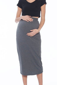 Charcoal Maternity Skirt (S-XL)