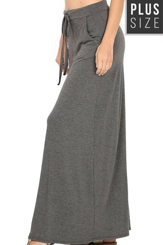 Plus Basic Casual Maxi - Charcoal
