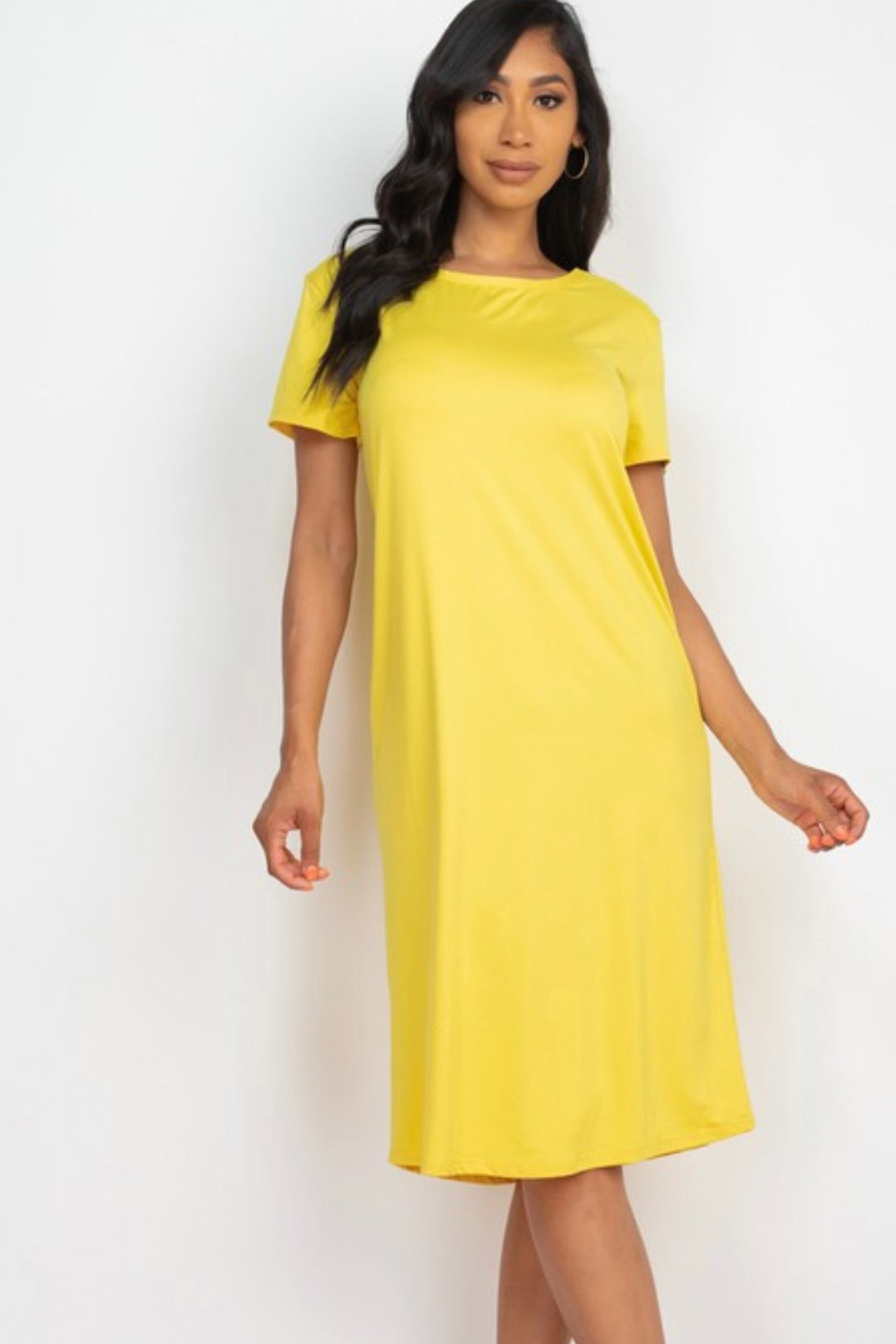 Simple Dress -Yellow