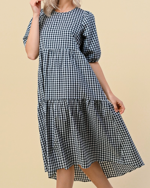 Gingham Dress - Red (Final Sale)