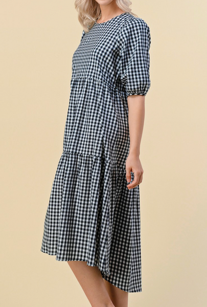 Gingham Dress - Red (Final Sale)