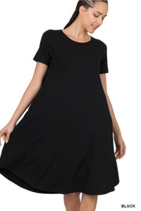 Black GiG Tee Dress (S-XL)