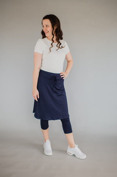 *FINAL SALE* FIT 'N SUBLIME Athletic Skirt - NAVY