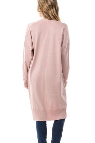 Essential Fall Cardigan - Mauve (S-XL)